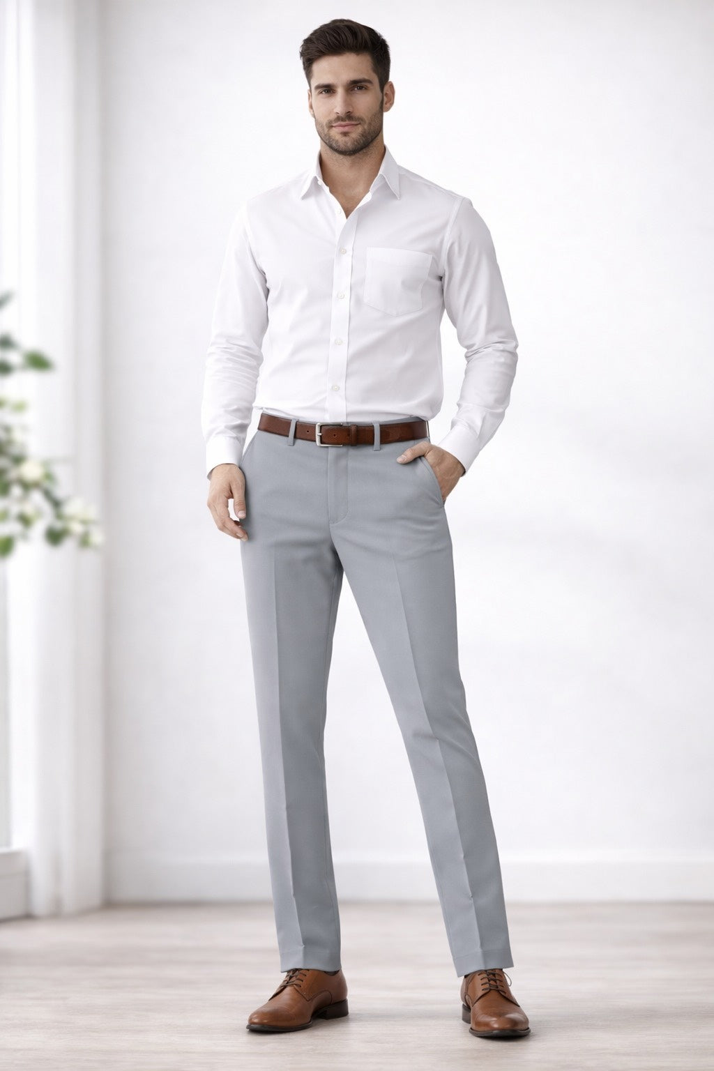 Wesley Estonia|| Japanese Straight Fit || Grey