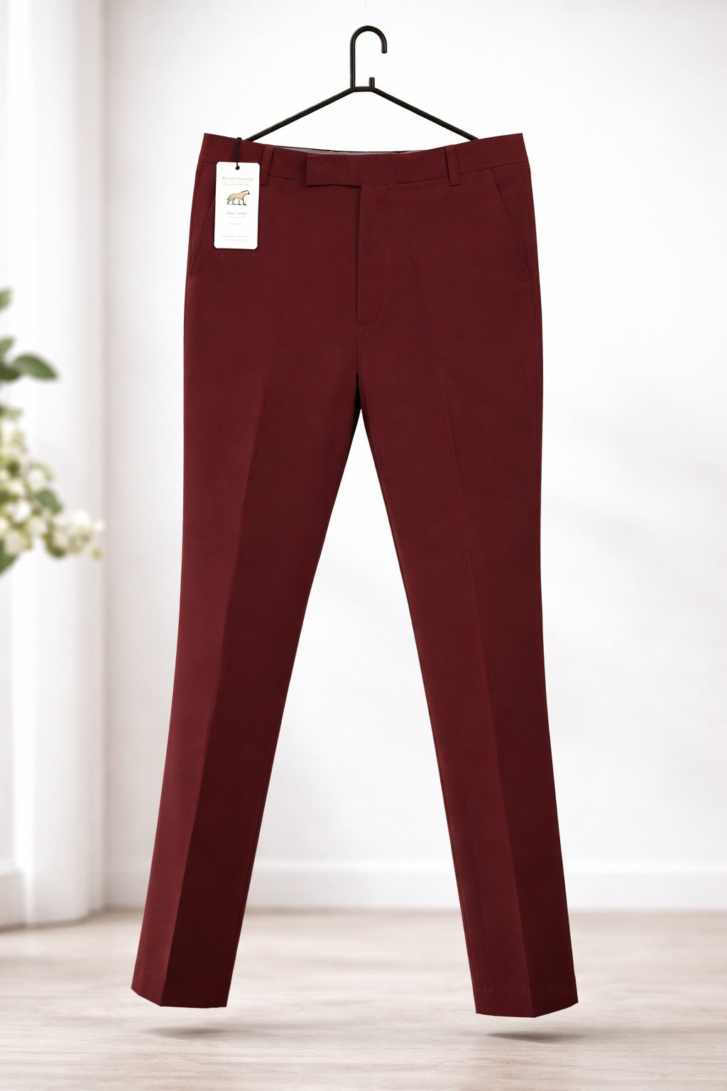 Wesley Estonia|| Japanese Straight Fit || Wine Red