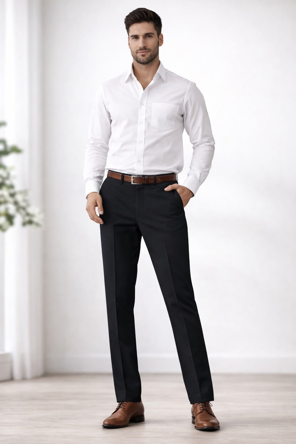 Wesley Estonia|| Japanese Straight Fit || Black